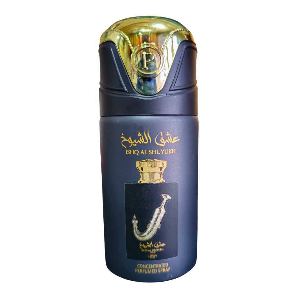 LATTAFA ISHQ AL SHUYUKH GOLD CONCENTRATED PERFUME SPRAY 250ML