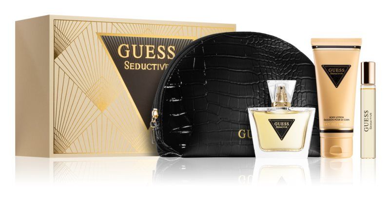 SET GUESS SEDUCTIVE EDT 100ML, SPRAY 15ML, BODY LOTION 100ML