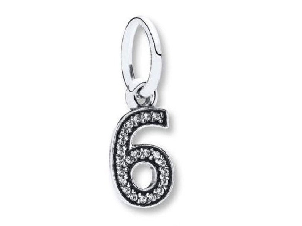 PCHARM2303 COLGANTE NUMERO SEIS