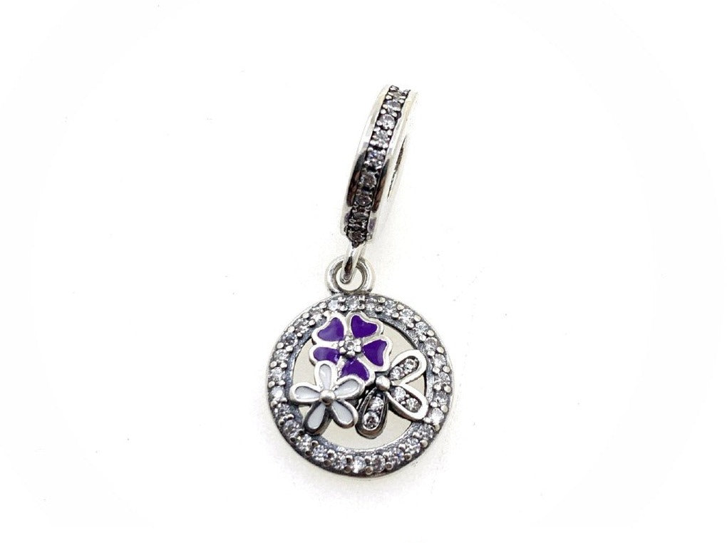 PCHARM2547#3  COLGANTE DE FLORES Y CIRCONES