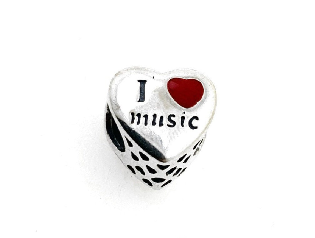 PCHARM2556  CORAZON CON MENSAJE (YO AMO LA MUSICA)