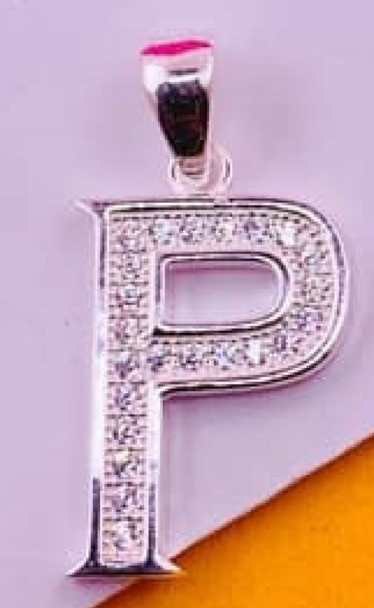 PDIJE1041 LETRA P PLATA 925