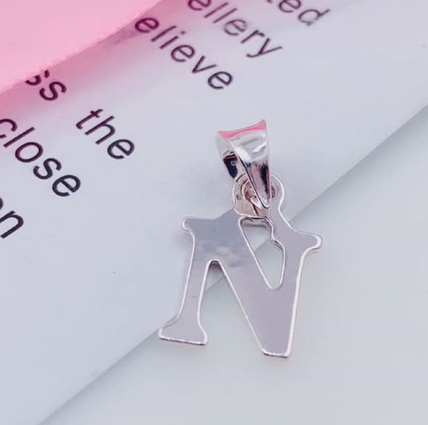 PDIJE1082 LETRA N PLATA 925