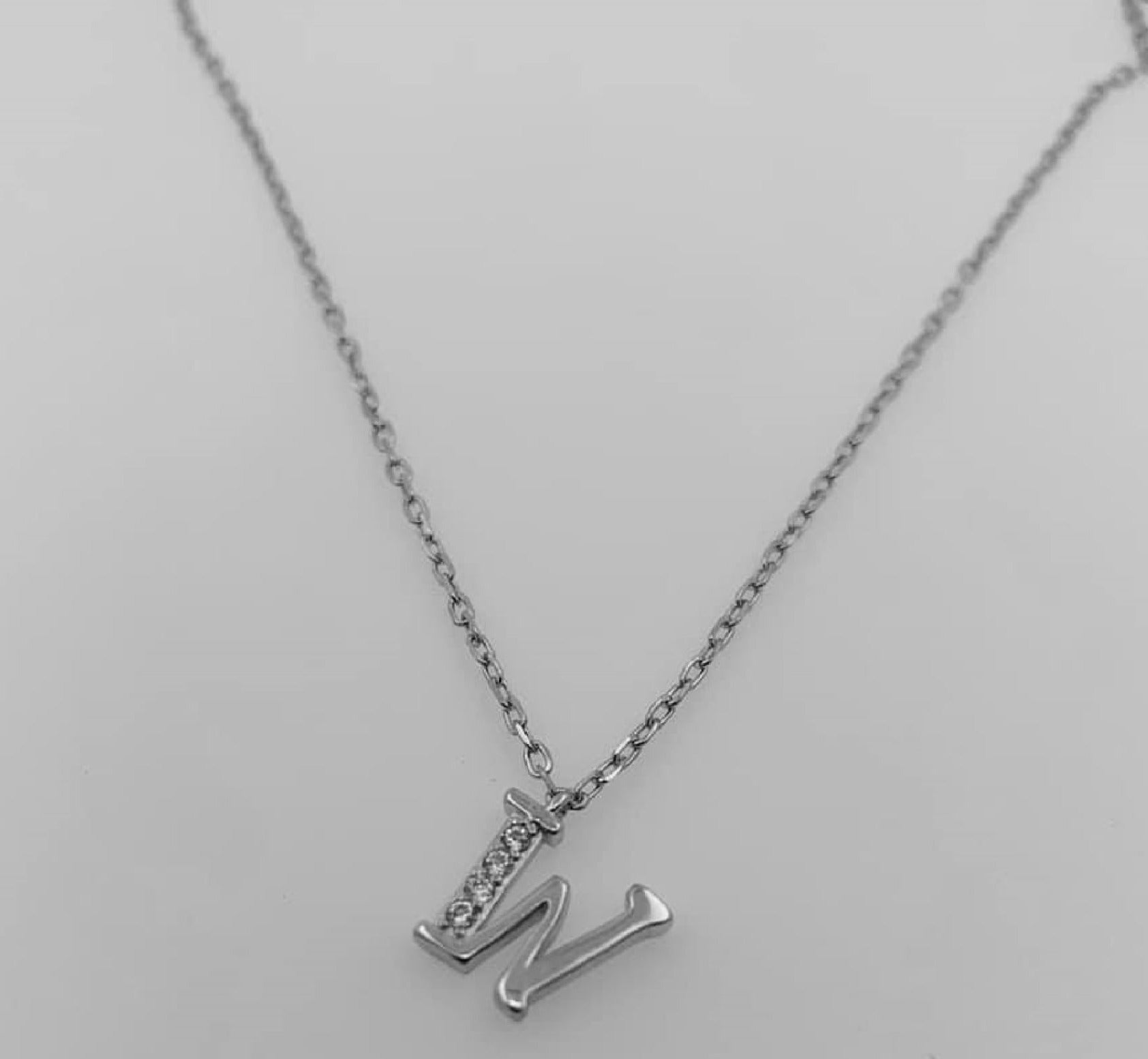 PDIJE1120 LETRA W CON CADENA PLATA 925