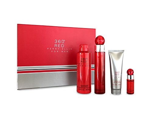 SET PERRY ELIIS 360 RED 4/P MEN EDY 100ML