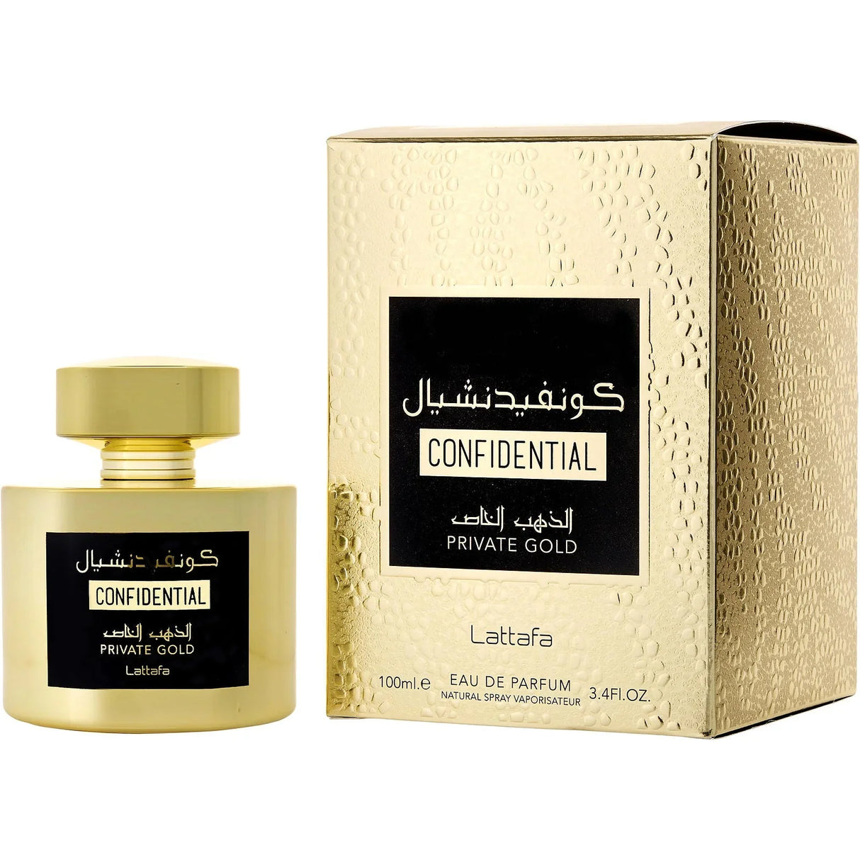 LATTAFA CONFIDENTIAL PRIVATE GOLD UNISEX EDP 100ML