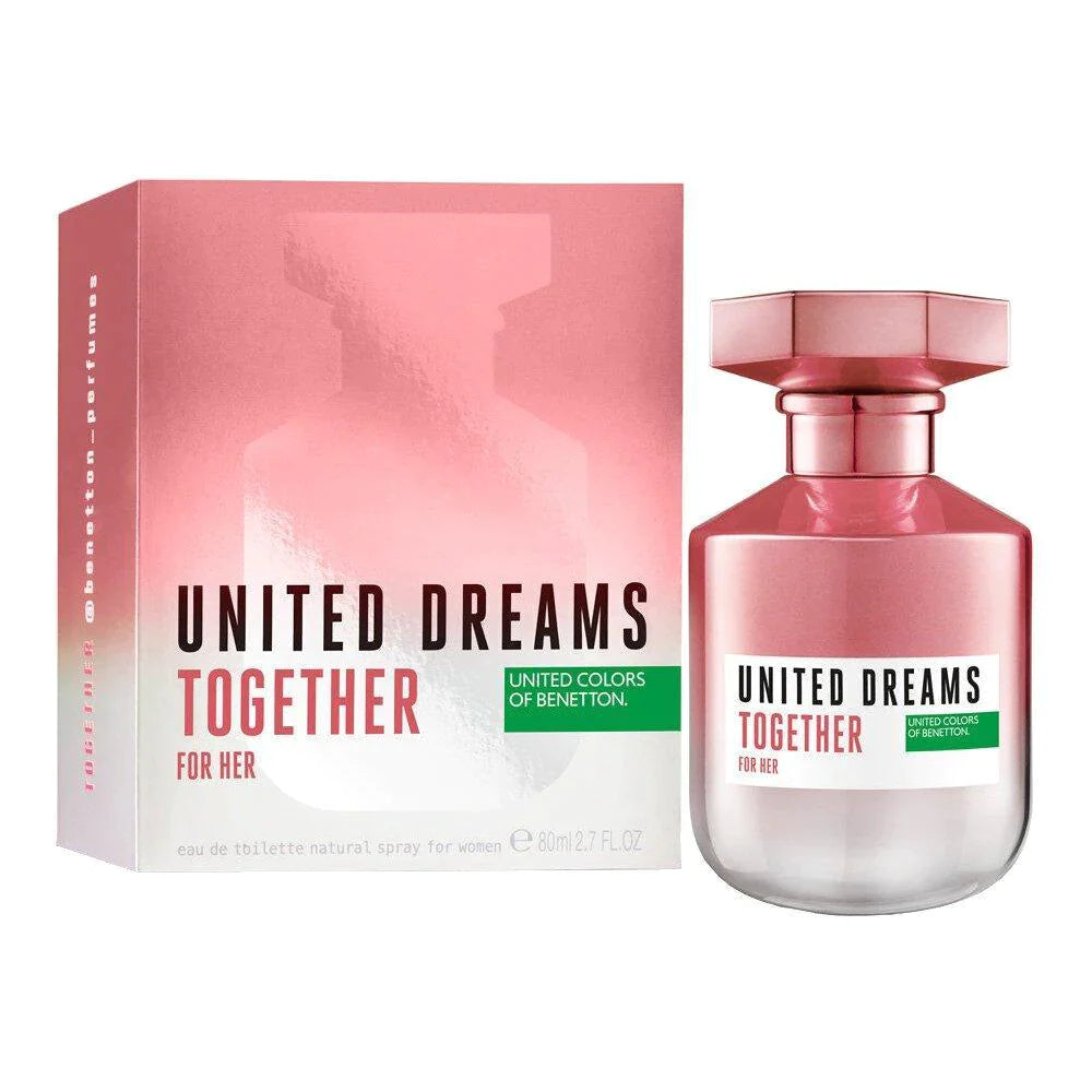 UNITED COLORS OF BENETTON UNITED DREAMS TOGETHER FOR HER EDT 80ML