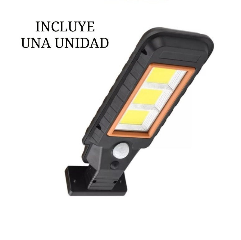 LAMPARA LED SOLAR PARA PATIO CON SENSOR DE MOVIMIENTO 27X10CM