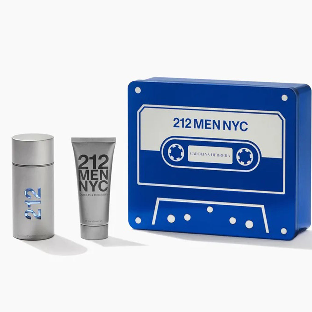 SET CAROLINA HERRERA 212 MEN NYC EDT 100ML, SHOWER GEL 100ML