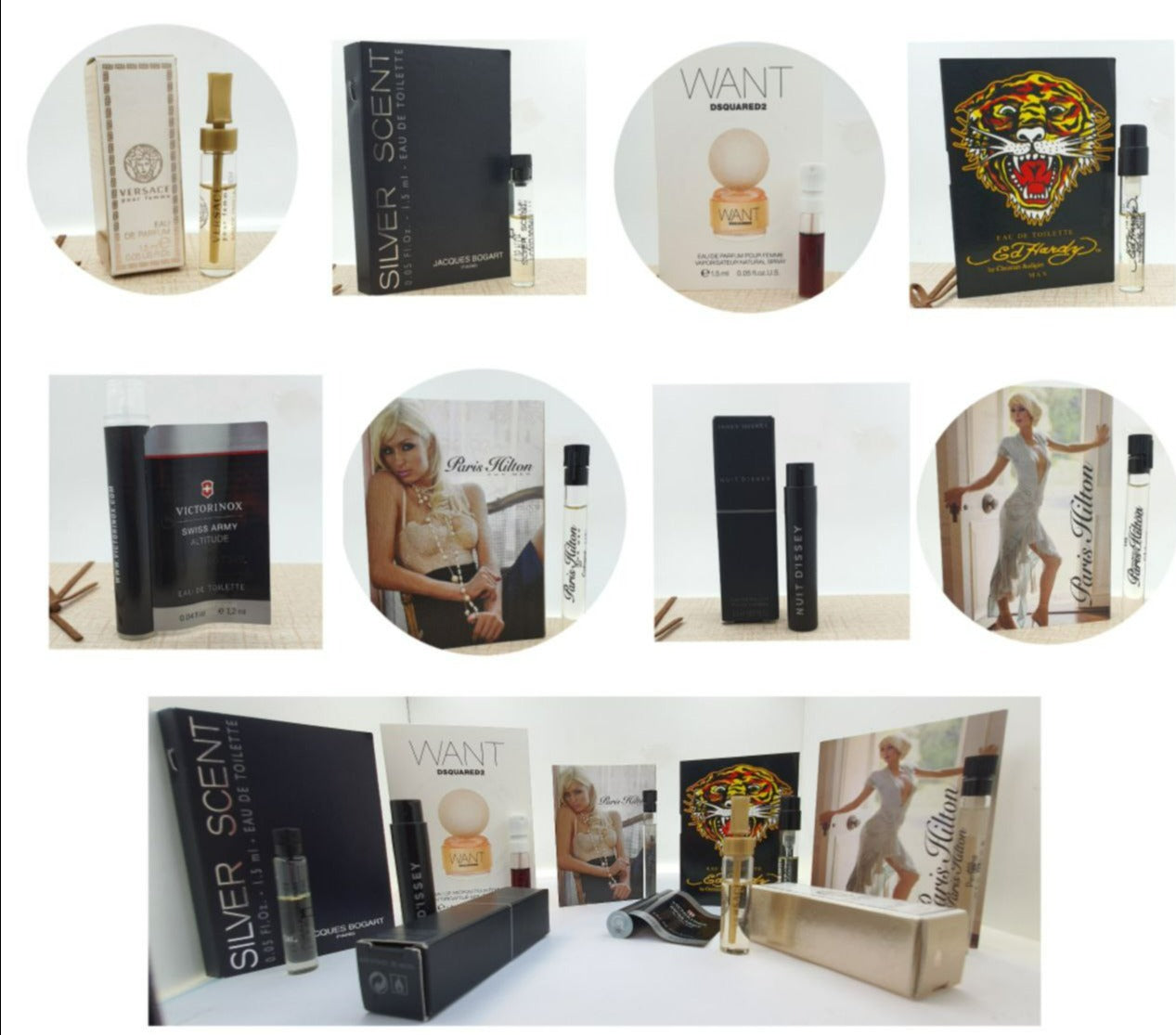 MUESTRAS DE PERFUMES ORIGINALES DE MUJER Y HOMBRE POR UNIDAD