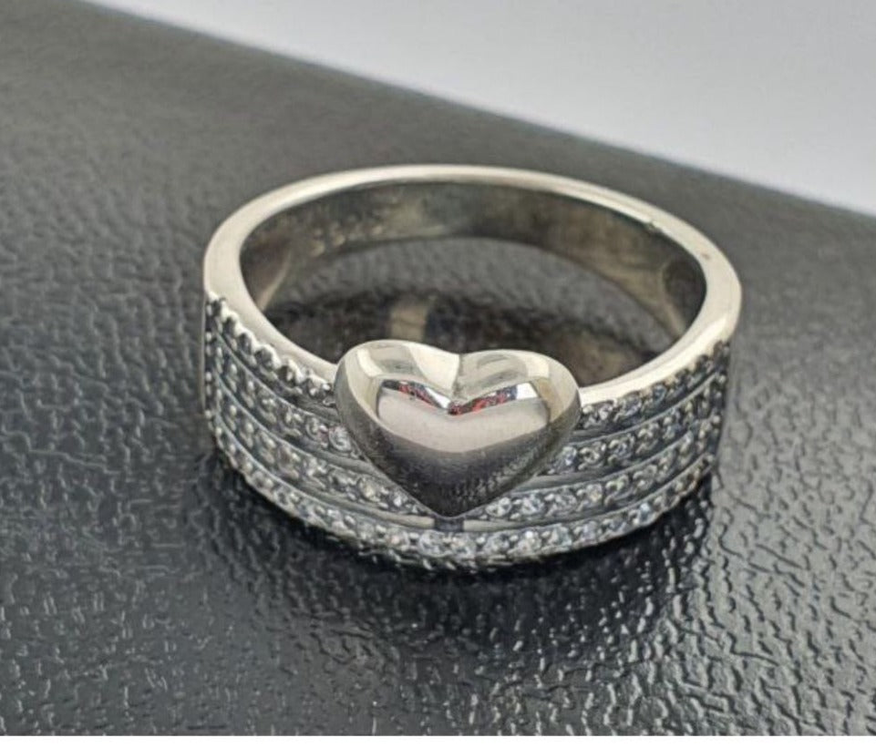 PANI1712 ANILLO CORAZON PANDORA, PLATA 925