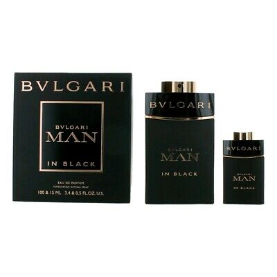 SET BVLGARI MAN BLACK 2 PC  EDP 100 ML- 15 ml