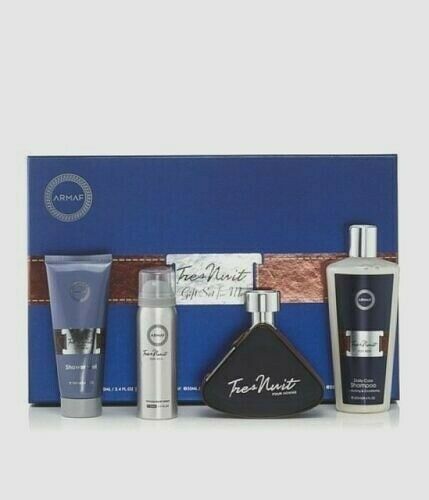 SET TRES NUIT GIFT SET FOR MEN SHOWER GEL 100-BODY SPRAY 50 ML-EDP 100ML-SHAMPOO 250 ML