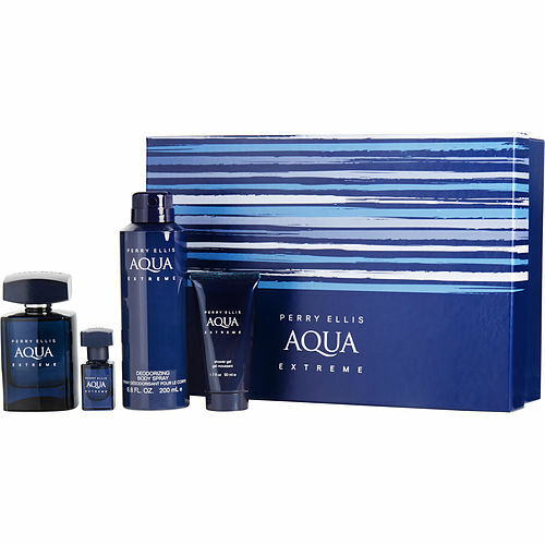 SET PERRY ELLIS AQUA EXTREME 4/P H